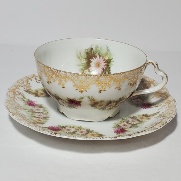 RC Iris Bavaria Teacup and Saucer Floral Vintage - Picture 2 of 10